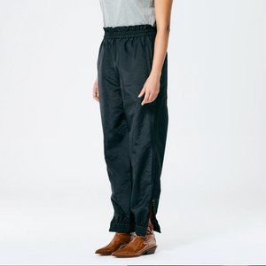 Tibi - Crispy Nylon Paper Bag Felix Jogger Black, Medium NWT